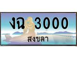 ทะเบียนสงขลา,สงขลา 3000 ,ป้ายประมูล, - งฉ 3000 สงขลา,ป้ายประมูลสงขลา
