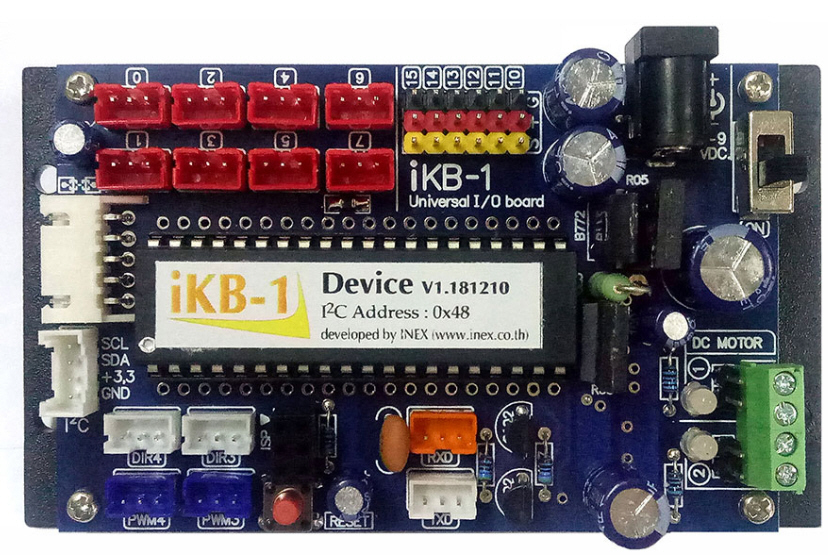 บอร์ด iKB-1ขยายพอร์ตอินพุตเอาต์พุตอเนกประสงค์ผ่านบัส I2C