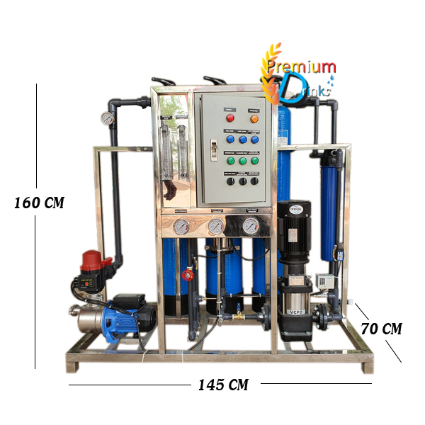 เครื่องผลิตน้ำ RO กำลังการผลิต 3,000ลิตร/วัน Pretreatment จำหน่ายพร้อมติดตั้ง