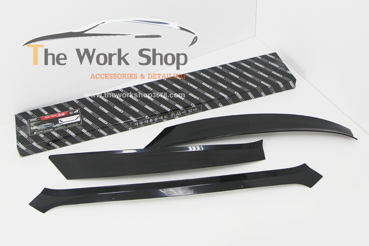 Acrylic Hood Guard for Tucson ( อคลีลิคดำแต่งขอบฝากระโปรงหน้า )