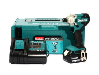 MAKITA ชุดสว่านไขควงไร้สาย 18 โวลต์ มากีต้า (MAKITA) รุ่น DTD156SF1J
