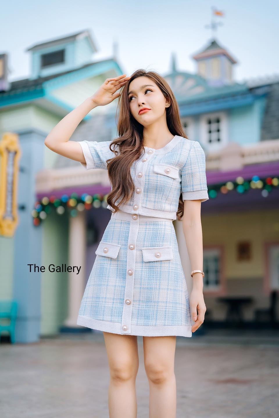 เซ็ตเสื้อและกระโปรงที่สาวๆต้องมีเลยค่ะ!! เนื้อผ้าทวีตสไตล์ชาแนลสุดหรูหรา ที่สวมใส่ได้หลากหลายโอกาส หรือจะแมตซ์ชุดไปทำงาน /ไปเที่ยวต่างประเทศก็ครีเอตลุคสวยสาวๆที่อยากได้ลุคเท่และดูดีไปพร้อมกันห้ามพลาดเลย.
