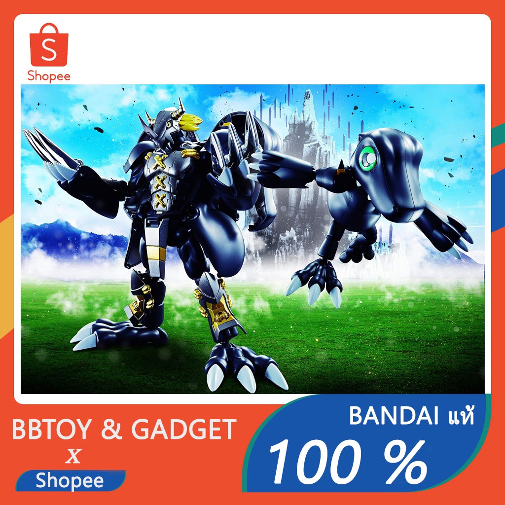 Digimon Blackwargreymon digivolving sprit 08 diecast evolution figure ดิจิมอน แบล็ควอเกรมอน ฟิกเกอร์ แท้100%