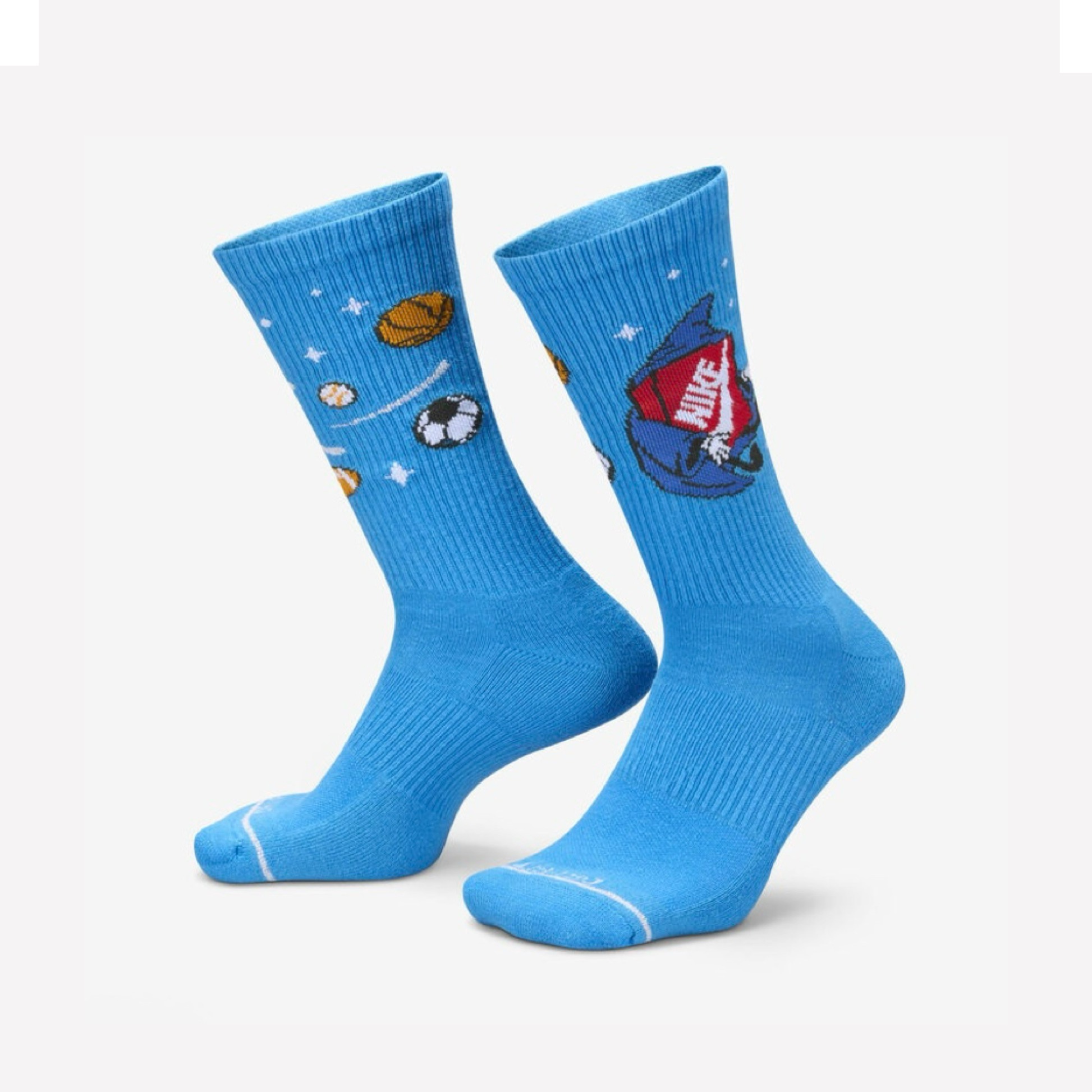 ถุงเท้า Nike EveryDay Plus Cushioned Crew Socks (M,L) #แพคคู่