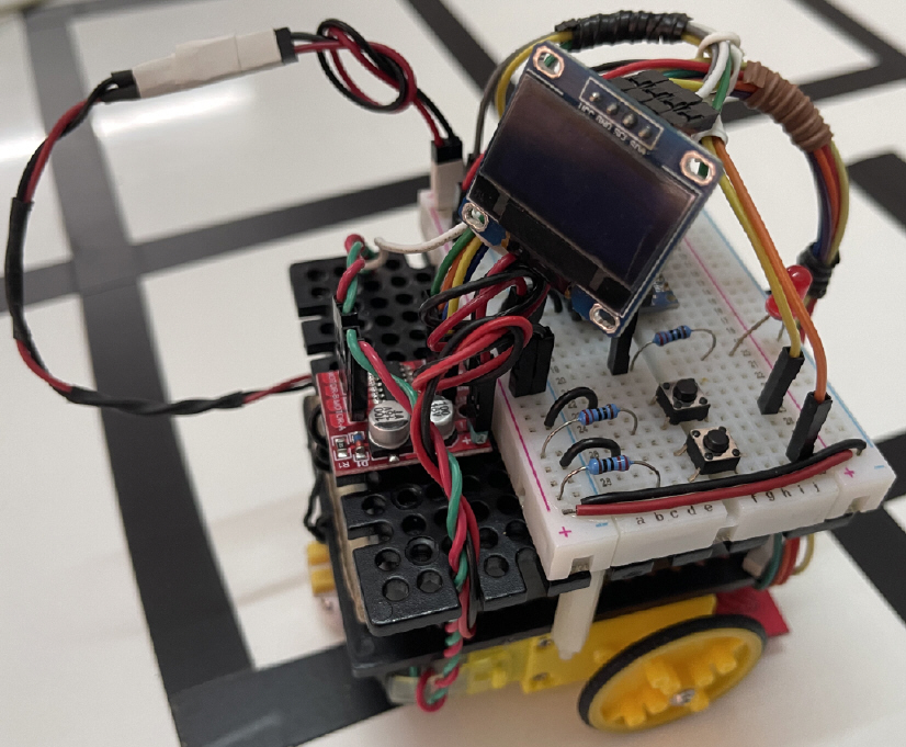 ชุดD.I.Y.อุปกรณ์ฝึกคอร์ส "เรียนรู้การสร้างและเขียนโปรแกรมควบคุมหุ่นยนต์เคลื่อนที่ขนาดเล็ก" (ไม่ใช่ชุดสำเร็จรูป)