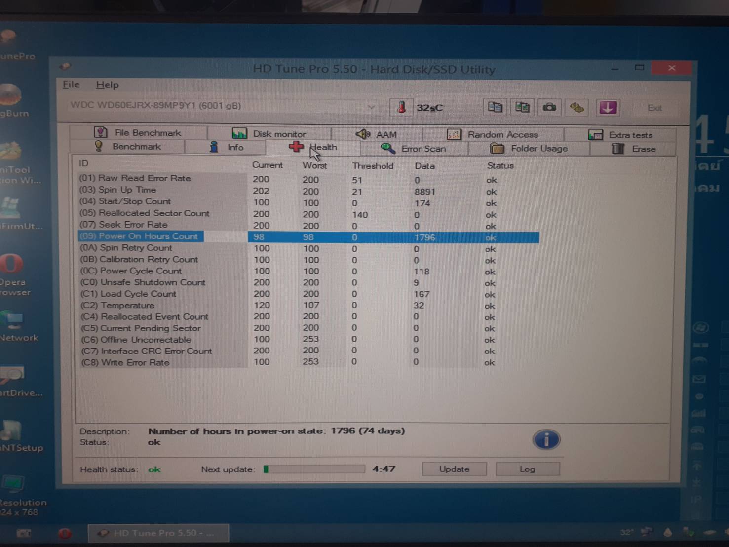 *มือ 2 * HARD DISK CCTV 6T สำหรับฮาร์ดดิสก์กล้องวงจรปิด สภาพใหม่ ใช้งานน้อย