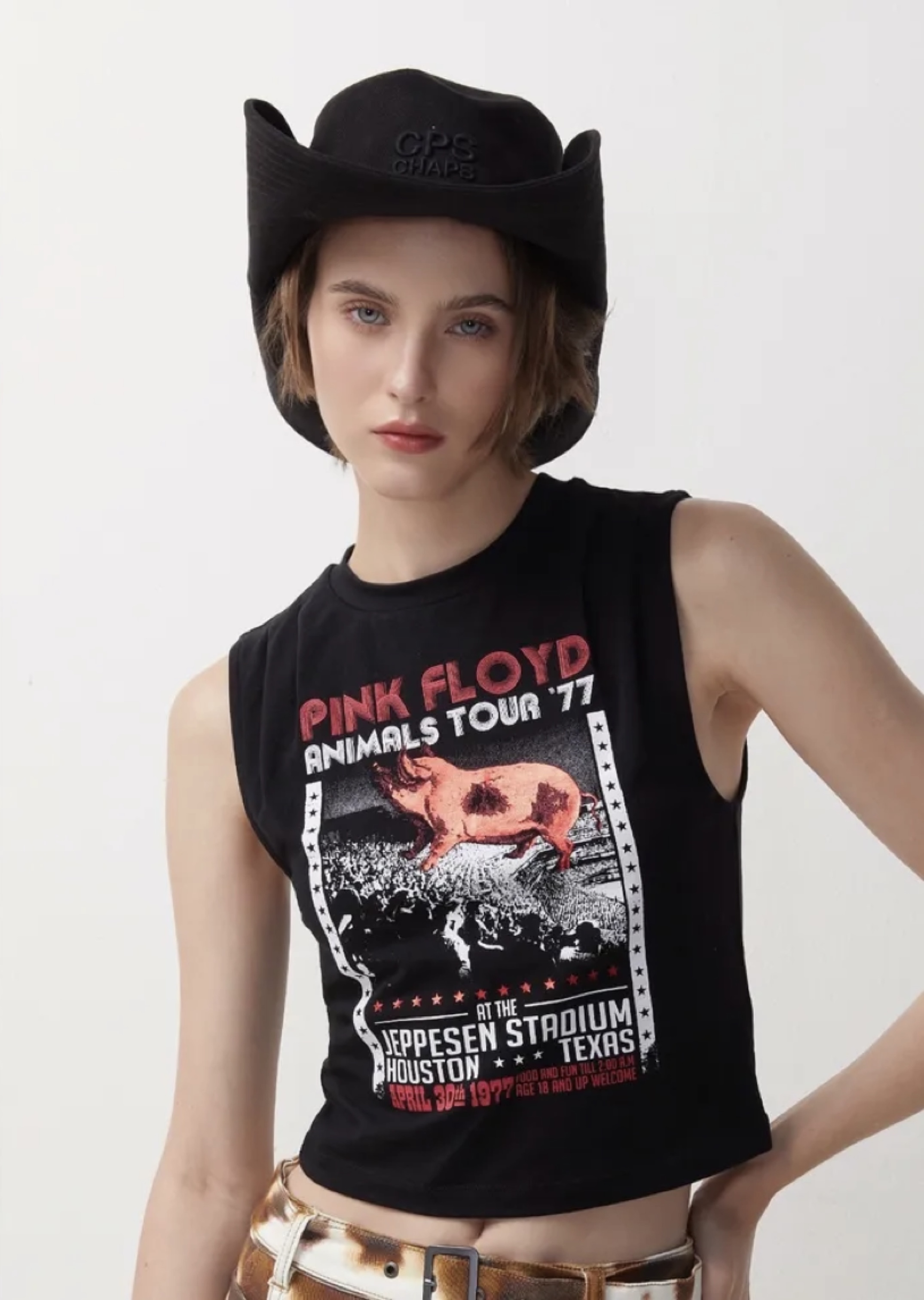 หมวกปีกรอบ CPS CHAPS Black Brim Hat ‘BLACK’