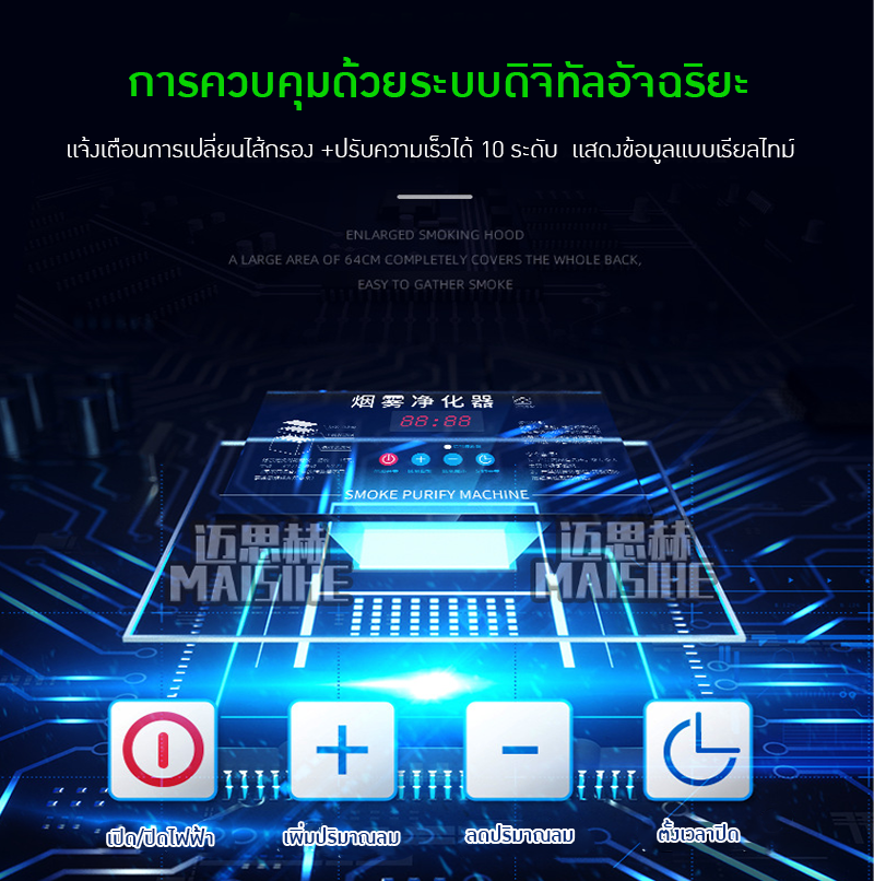 ✨ เครื่องดูดควันและกรองกลิ่นสำหรับงานอุตสาหกรรม