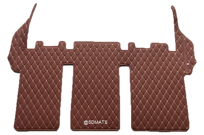 พรมปูพื้นรถยนต์6D HYUNDAI H-1 2008-16 (11ที่นั่ง) สีดำด้ายแดง เต็มคัน