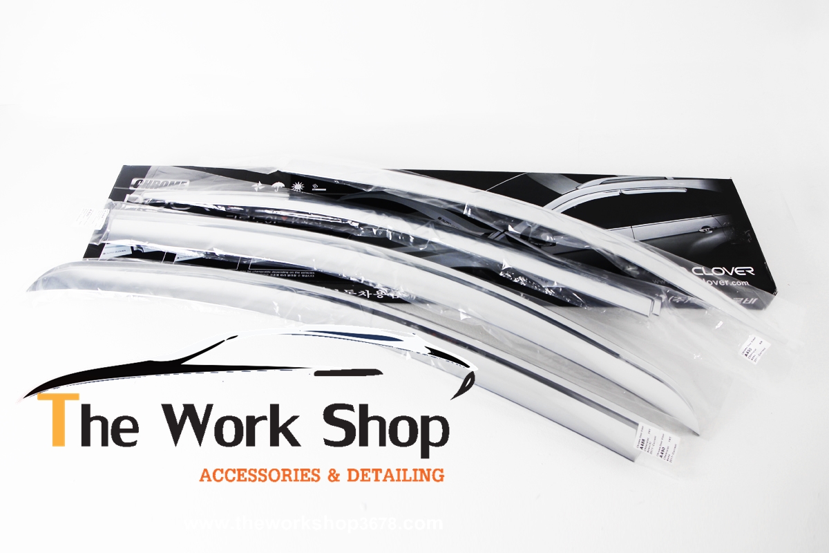 Chrome Door Visor for Sonic 4 door ( กันสาดโครเมี่ยม )