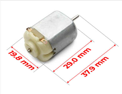 มอเตอร์ไฟตรง 3- 6 V.