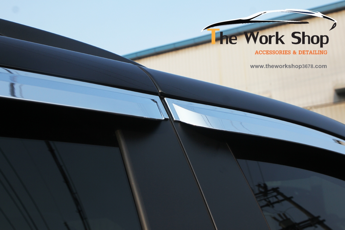 Chrome Door Visor for Carnival ( กันสาดแบบโครเมี่ยม )