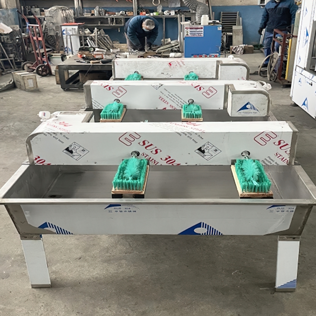 🌈15945 เครื่องทำความสะอาดขวดพลาสติก ขวดแก้ว กึ่งอัตโนมัติ รุ่น SP-6