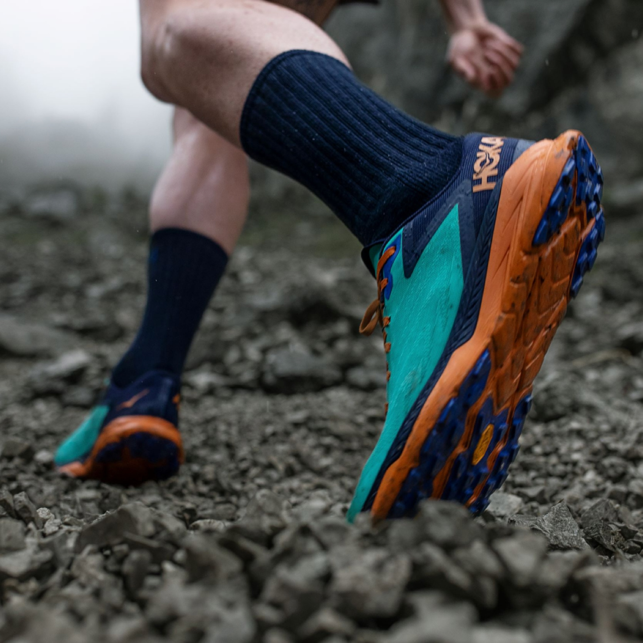 รองเท้าวิ่งเทรล HOKA Zinal ‘ATLANTIS’ (M11US)