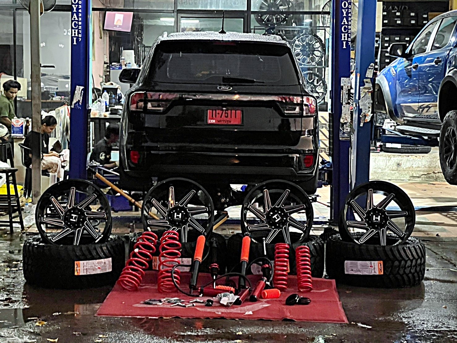 #TOYOTA_LEGENDER_จองคิวจากชัยนาท ไม่ยก ใส่ล้อออฟลบ