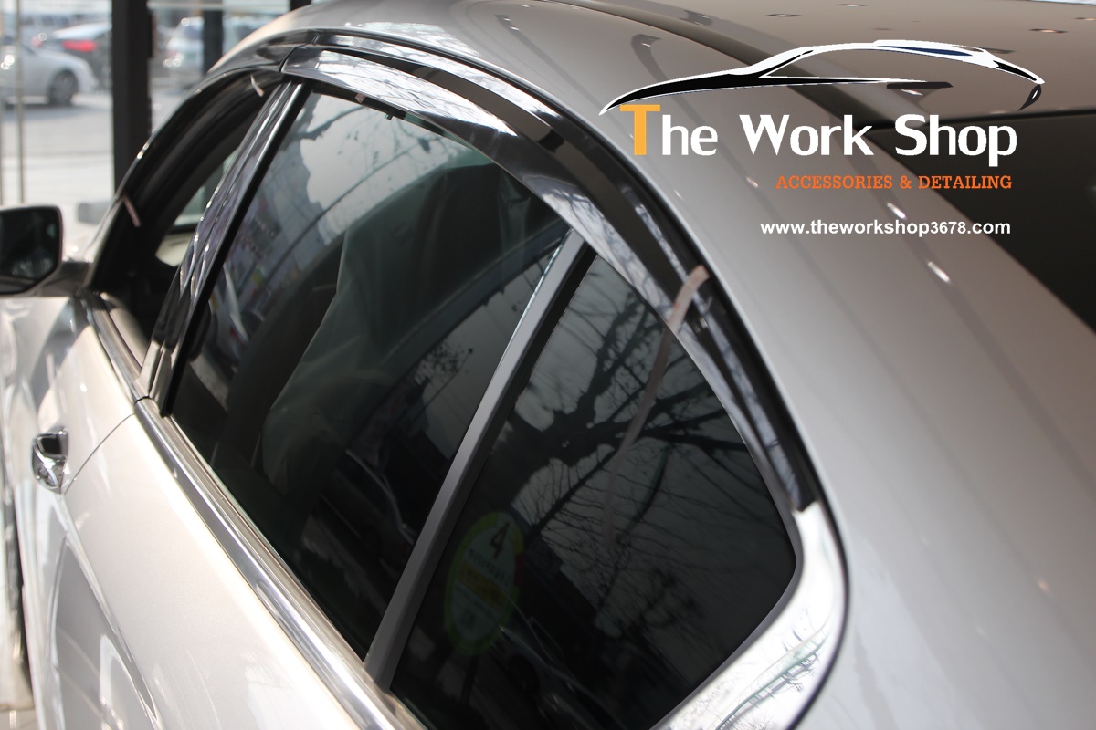 Smoke Door Visor for Accord All New - กันสาสีดำ