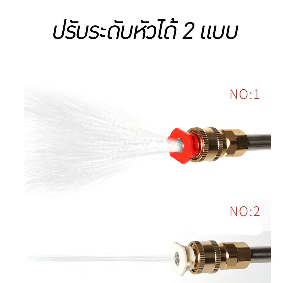 🌈13156 ปืนฉีดน้ำแรงดันสูงไร้สาย ใช้งานง่าย ประสิทธิภาพสูง กำลัง 300w 48v 10000mAH ใช้ได้นาน 60 นาที เหมาะกับล้างรถ ล้างแอร์ รถน้ำต้นไม้