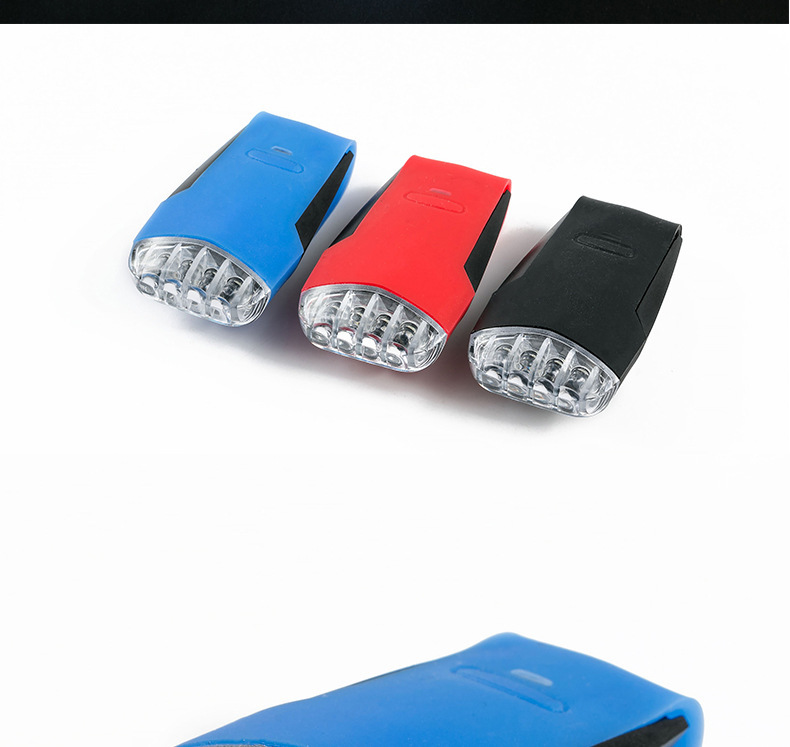 ไฟหน้าจักรยาน รุ่น ไฟซิลิโคน 4LED