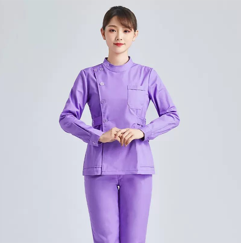 ชุดพยาบาลแขนยาวและแขนสั้น พร้อมกางเกง OLM-3