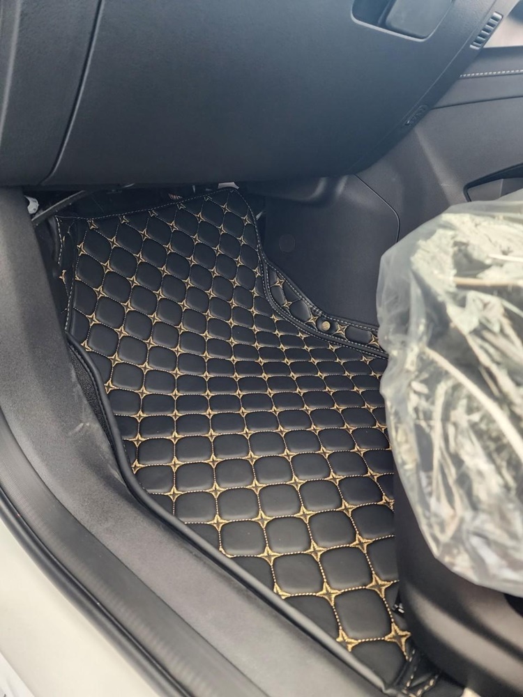 พรมปูพื้นรถยนต์ 6D OMODA C5 EV พรม6D VIP QJ โอโมดา ซี5 ลายสตาร์ แบบหนาพิเศษ เข้ารูป เต็มคัน