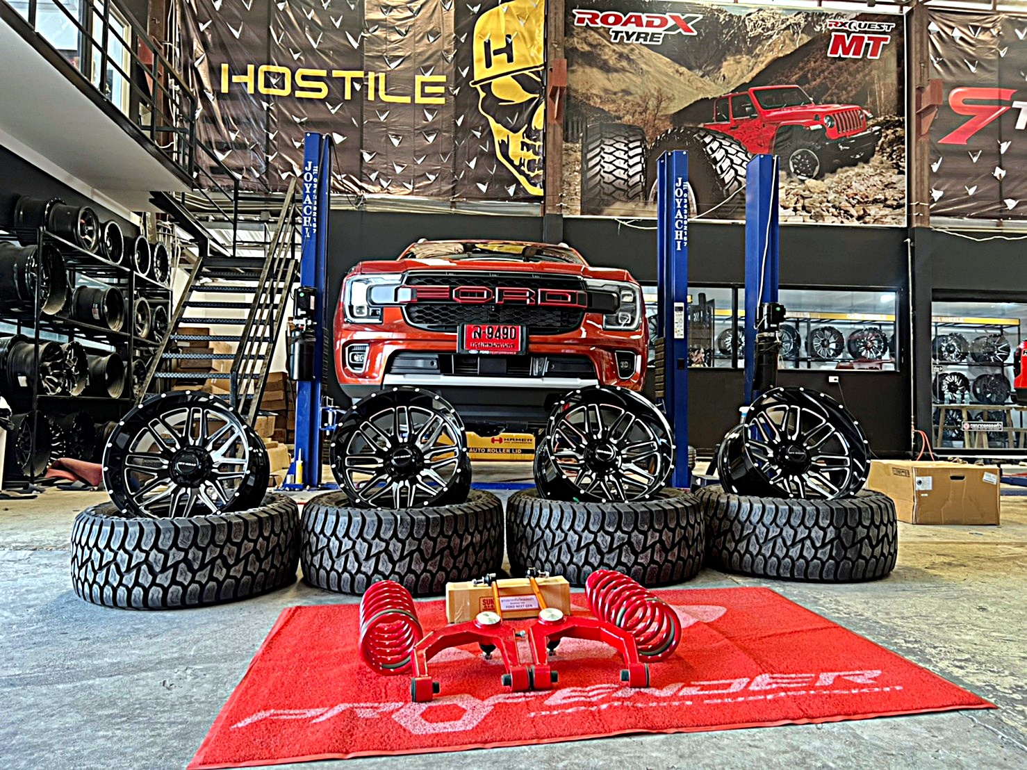 #FORD-EVEREST_NEXTGEN จองคิวมาจากสระแก้ว ทำทรงเมกาที่ STEP9