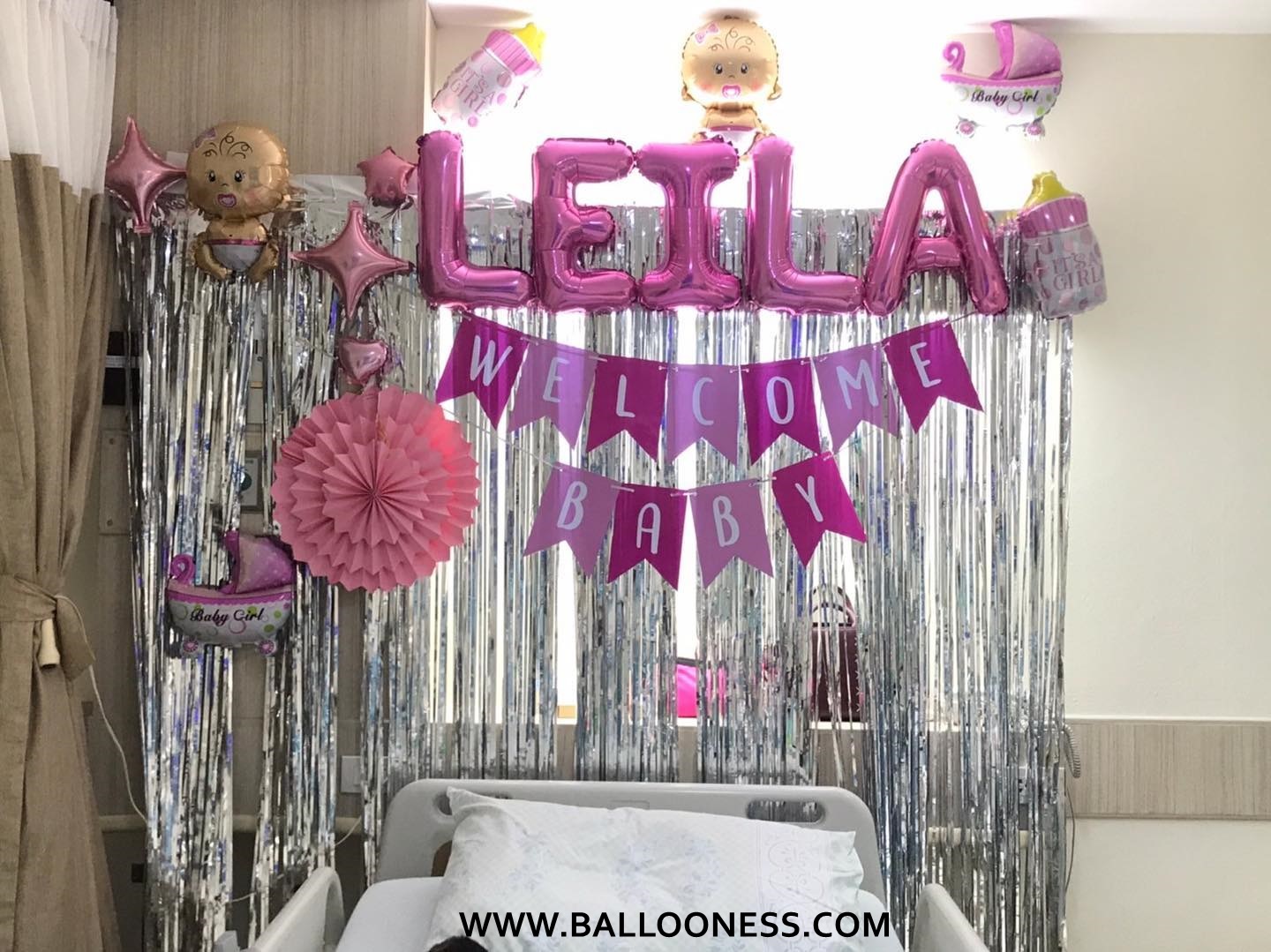 เซ็ตต้อนรับเด็กแรกเกิด โทนชมพู / Set Welcome Baby Pink tones