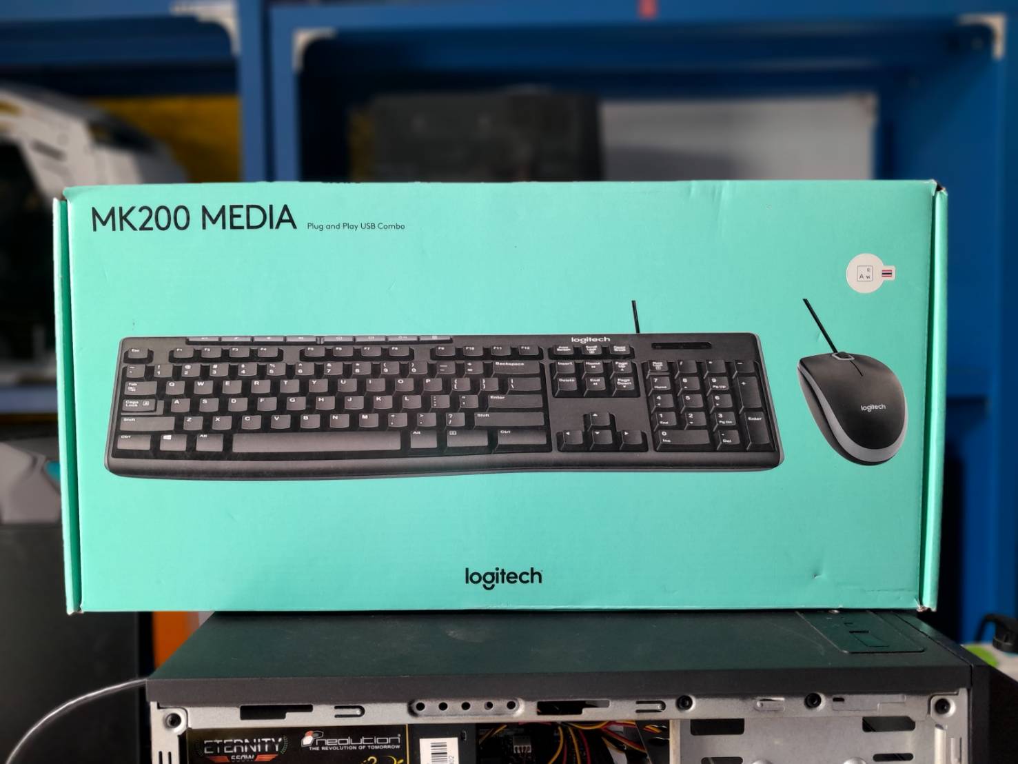 *มือ 2 สภาพดี* KEYBOARD & MOUSE (คีย์บอร์ดและเมาส์) LOGITECH