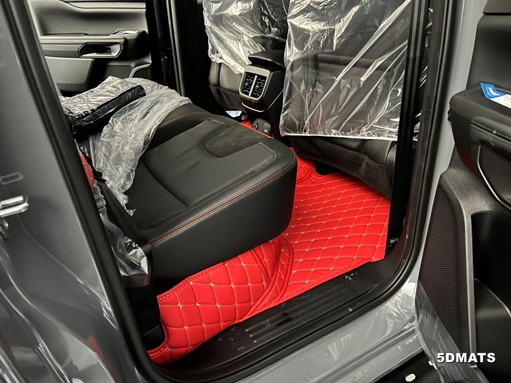 พรมปูพื้นรถยนต์ 6D FORD NEXT-GEN RANGER RAPTOR 2023 พรม6D QJ VIP หนาพิเศษ เต็มคัน 3ชิ้น