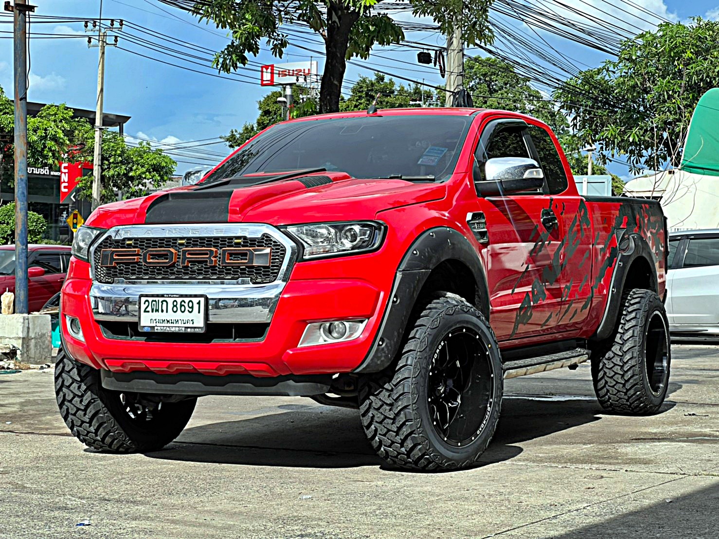 FORD_RANGER_ทรงเมกาจองคิวมาจากลำพูน