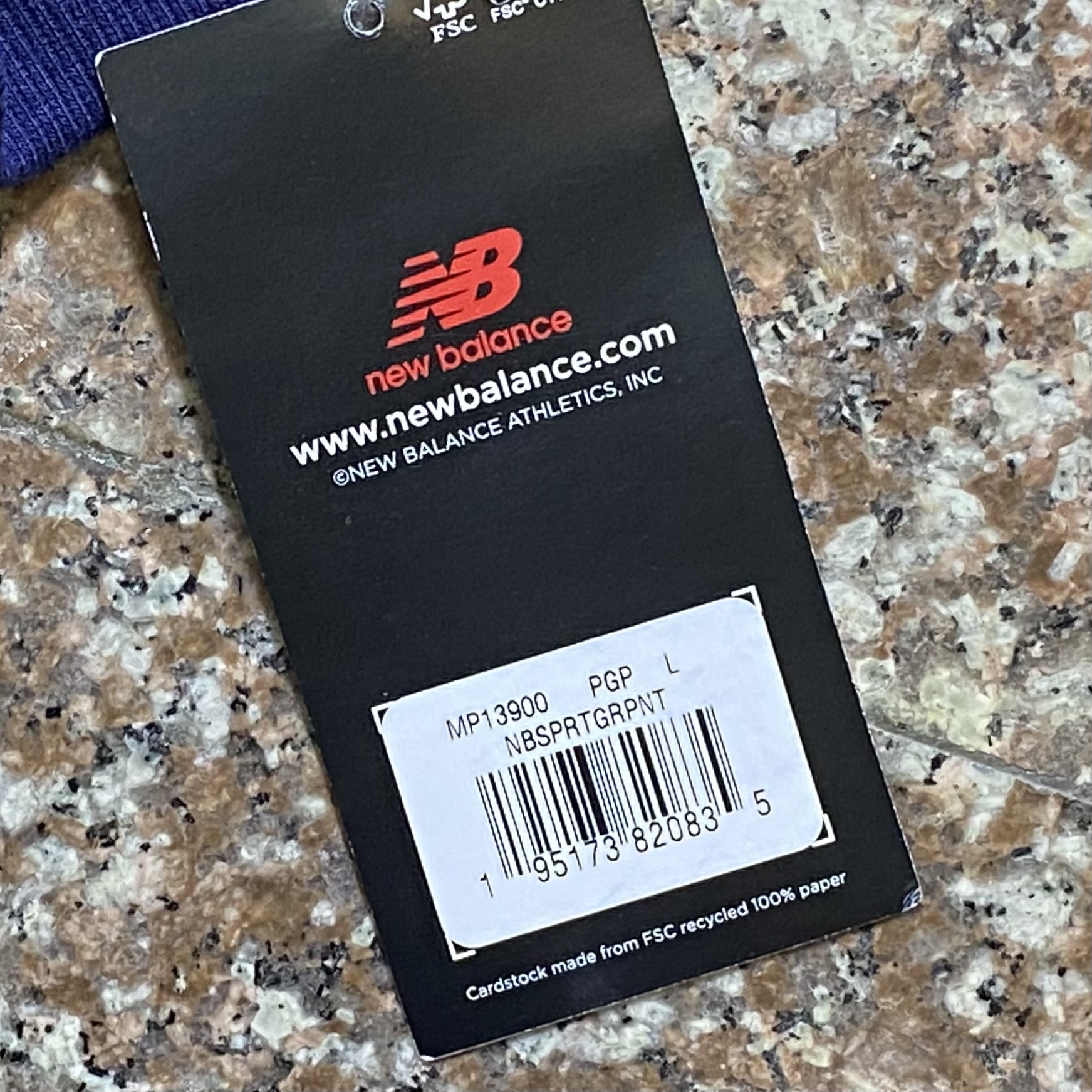 กางเกง New Balance Essential Sweatpants ‘Navy’ (M)