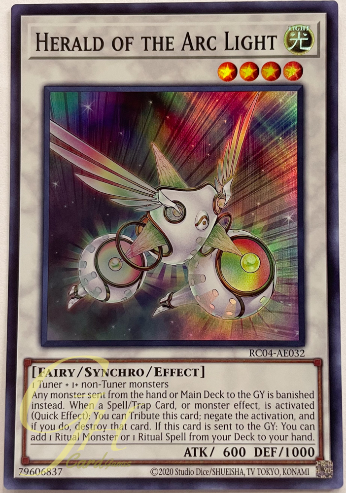 Yugioh [RC04-AE032] Herald of the Arc Light (Super Rare)