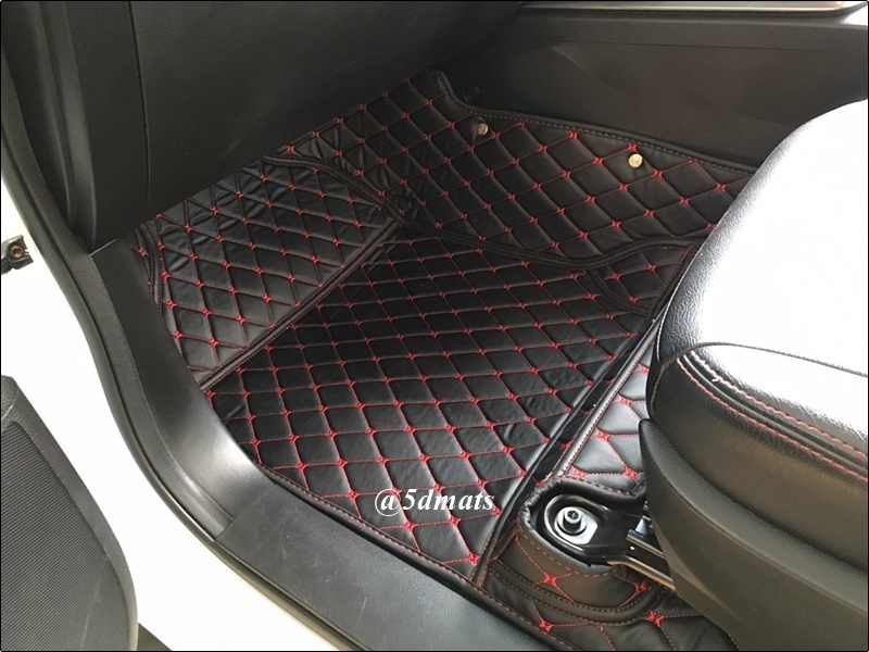 พรมปูพื้นรถยนต์6D ISUZU DMAX 4ประตู 2020 พรม6D QX สวยงาม เข้ารูป ปูเต็มคัน 3ชิ้น