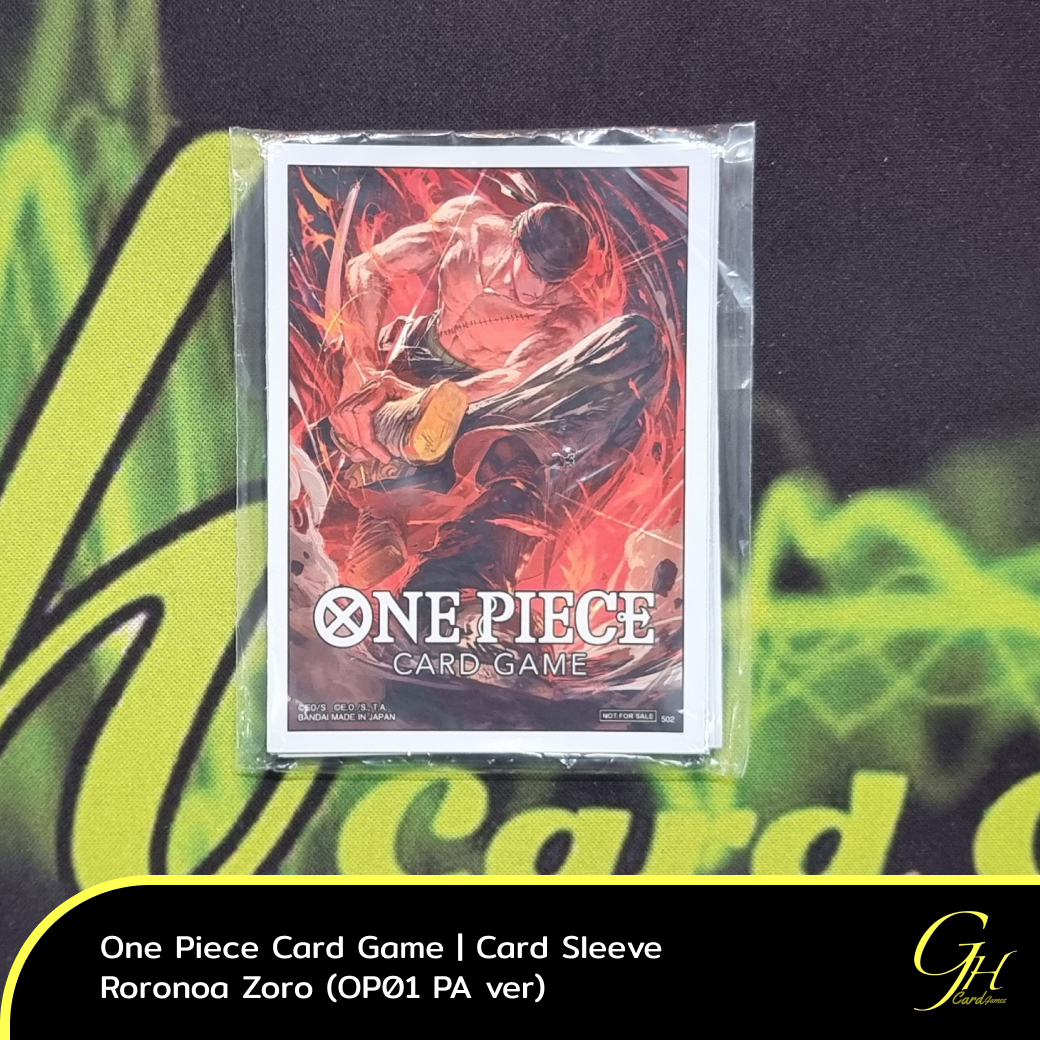 One Piece Card Game [SLV-Promo-004] One Piece Card Sleeve - Roronoa Zoro (OP01 PA ver)
