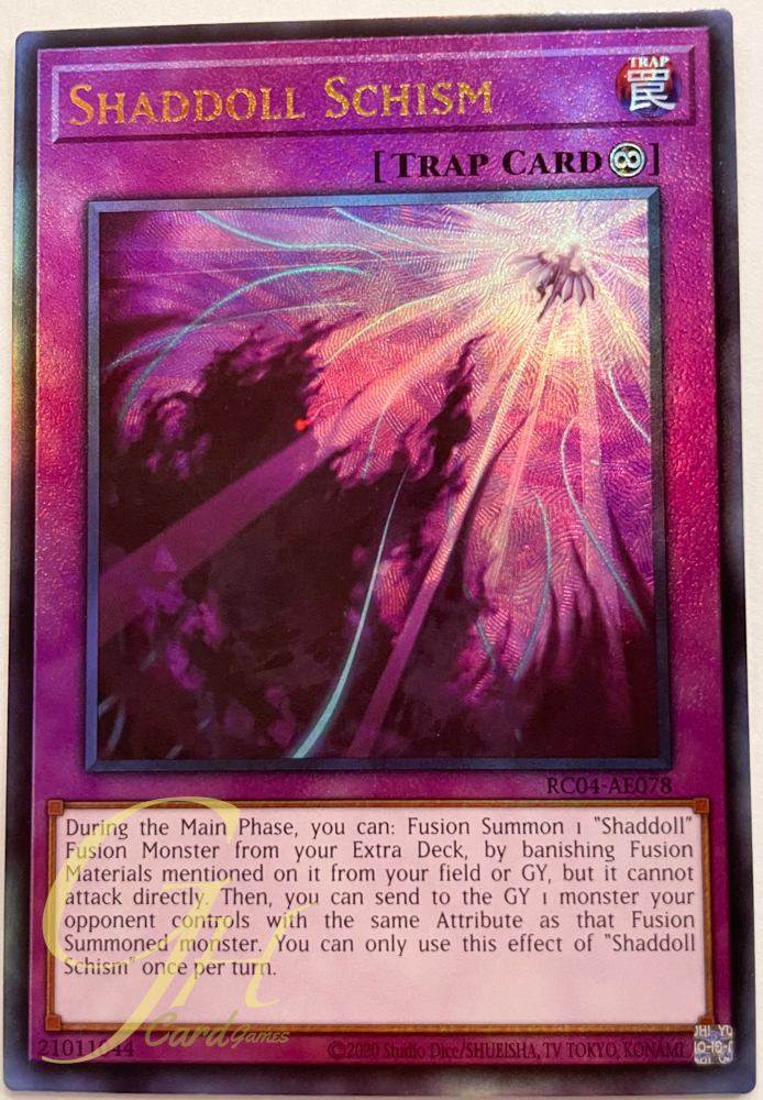 Yugioh [RC04-AE078] Shaddoll Schism (Ultimate Rare)