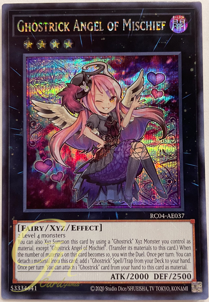 Yugioh [RC04-AE037] Ghostrick Angel of Mischief (Secret Rare)