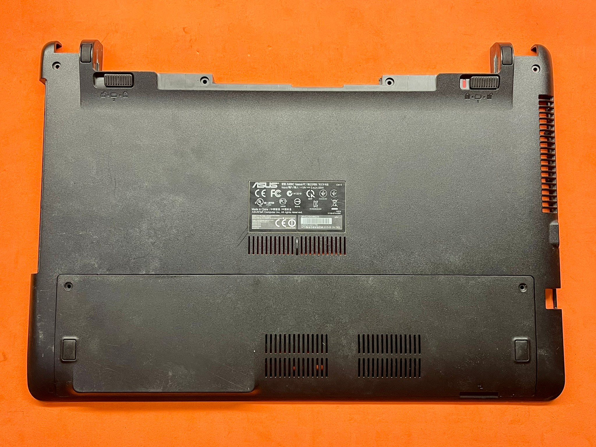 MT07888 บอดี้ล่างโน๊ตบุ๊ค Asus K450C K450L X450C Mainboard bottom Casing (สินค้ามือสอง,มีตำหนิ) 2
