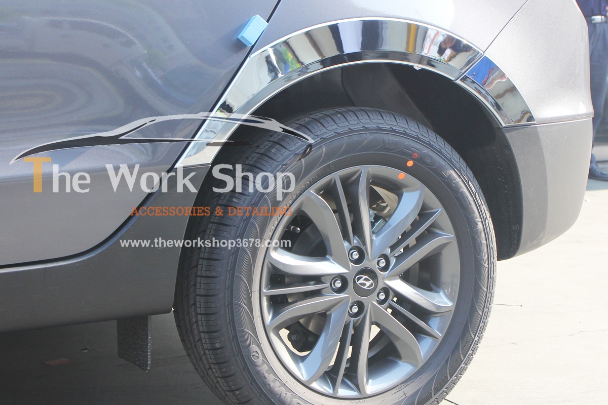 Chrome Fender Molding for Tucson ( โครเมี่ยมแต่งซุ้มล้อ )