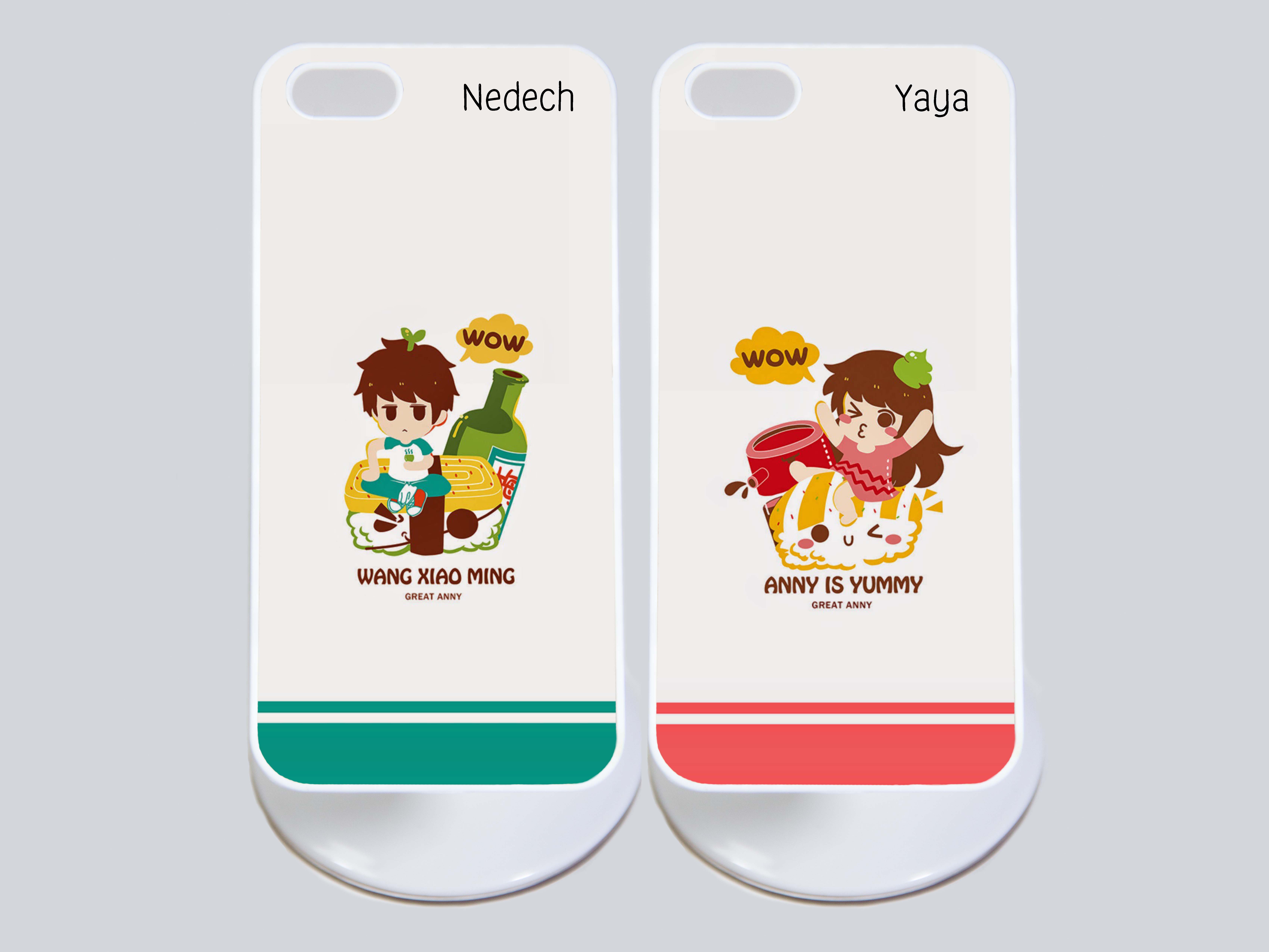 เคสคู่ ลายการ์ตูน