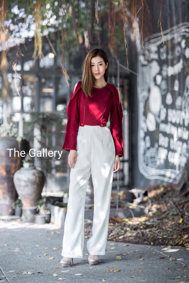 ชุดจั้มสูทขายาวตัดต่อสี