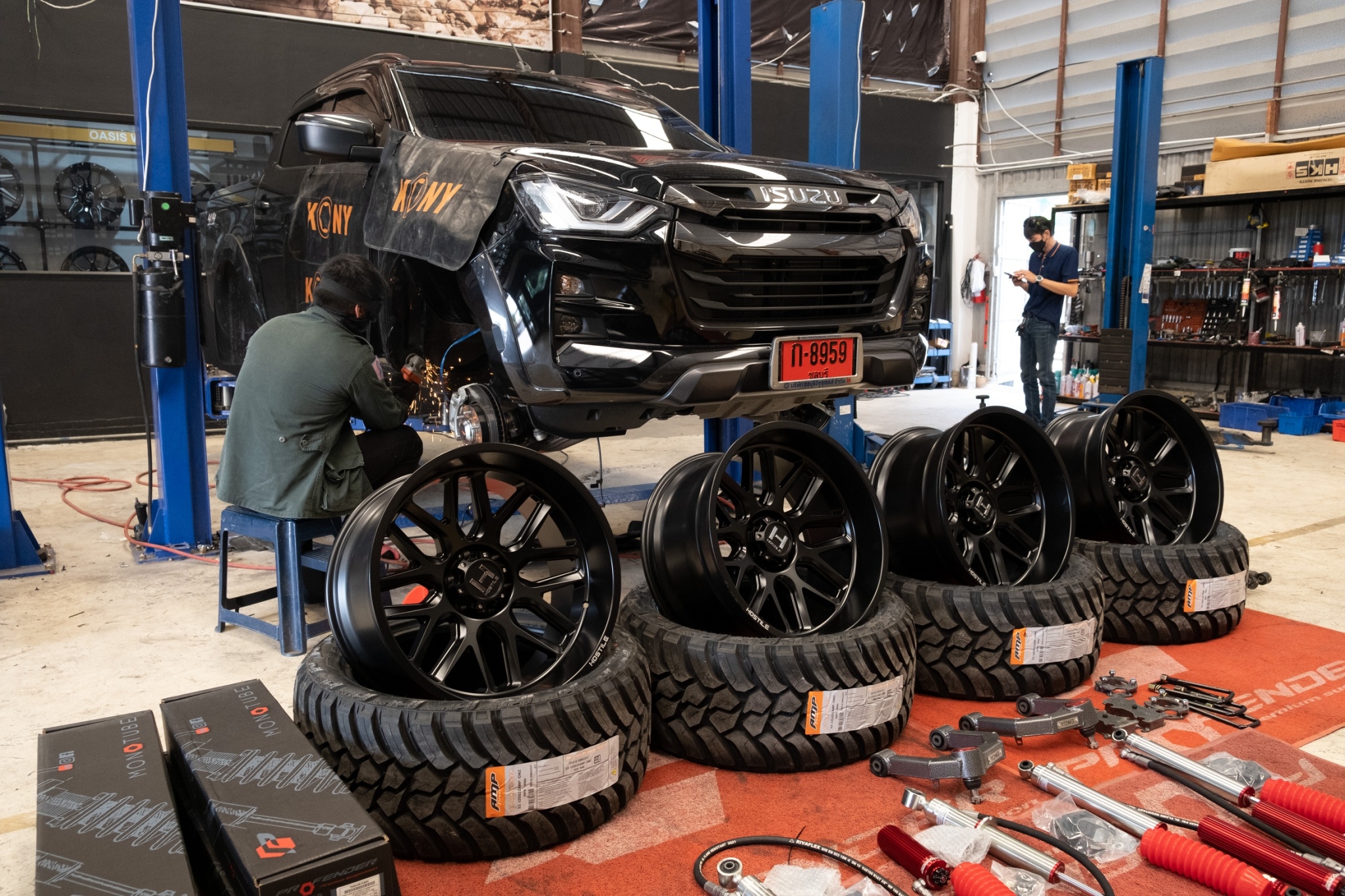 ล้อแท้ HOSTILE H120 ขอบ22 ใส่ D-MAX