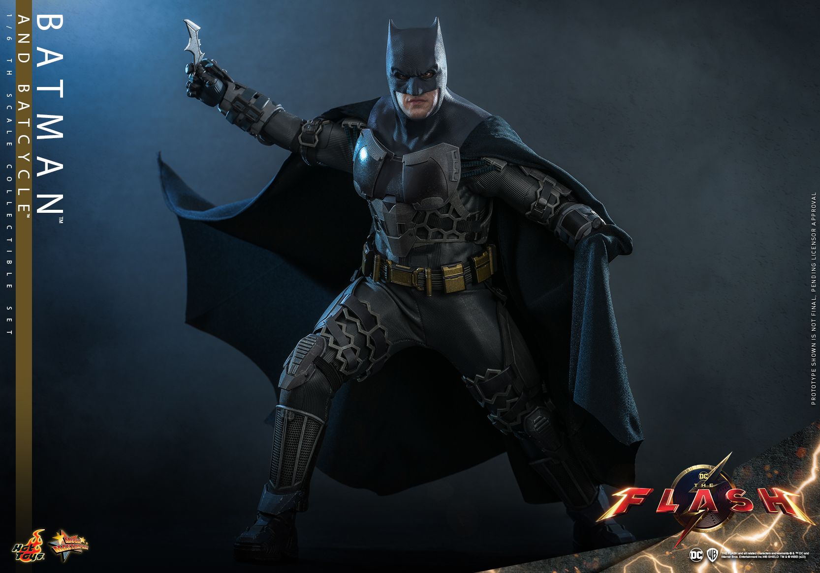 MMS705 - The Flash - 1/6th scale Batman and Batcycle