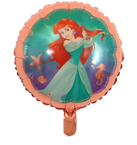 ลูกโป่งฟอย ลิตเติ้ล เมอร์เมด ทรงกลม / Little Mermaid Foil Balloon Sphere