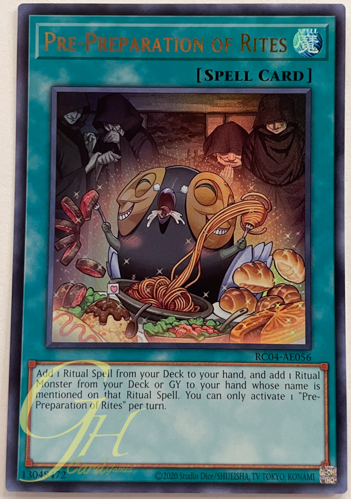 Yugioh [RC04-AE056] Pre-Preparation of Rites (Ultra Rare)