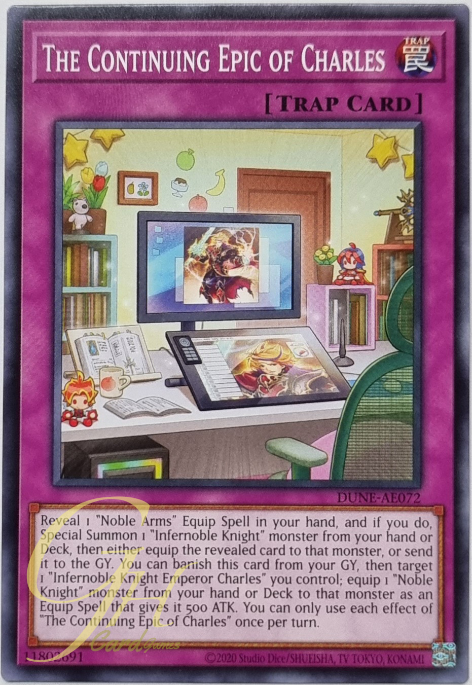 Yugioh [DUNE-AE072] The Continuing Epic of Charles (Common)