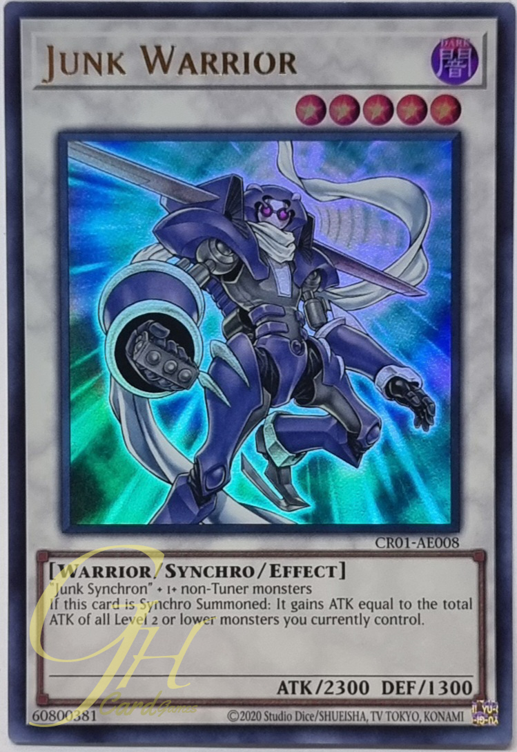 Yugioh [CR01-AE008] Junk Warrior (Ultra Rare)