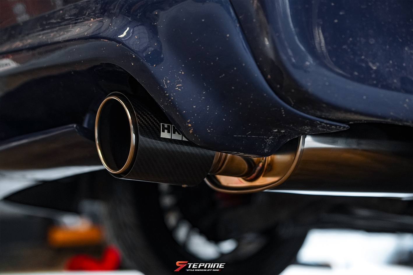 CIVIC FD ท่อ HKS ปลายคาร์บอน