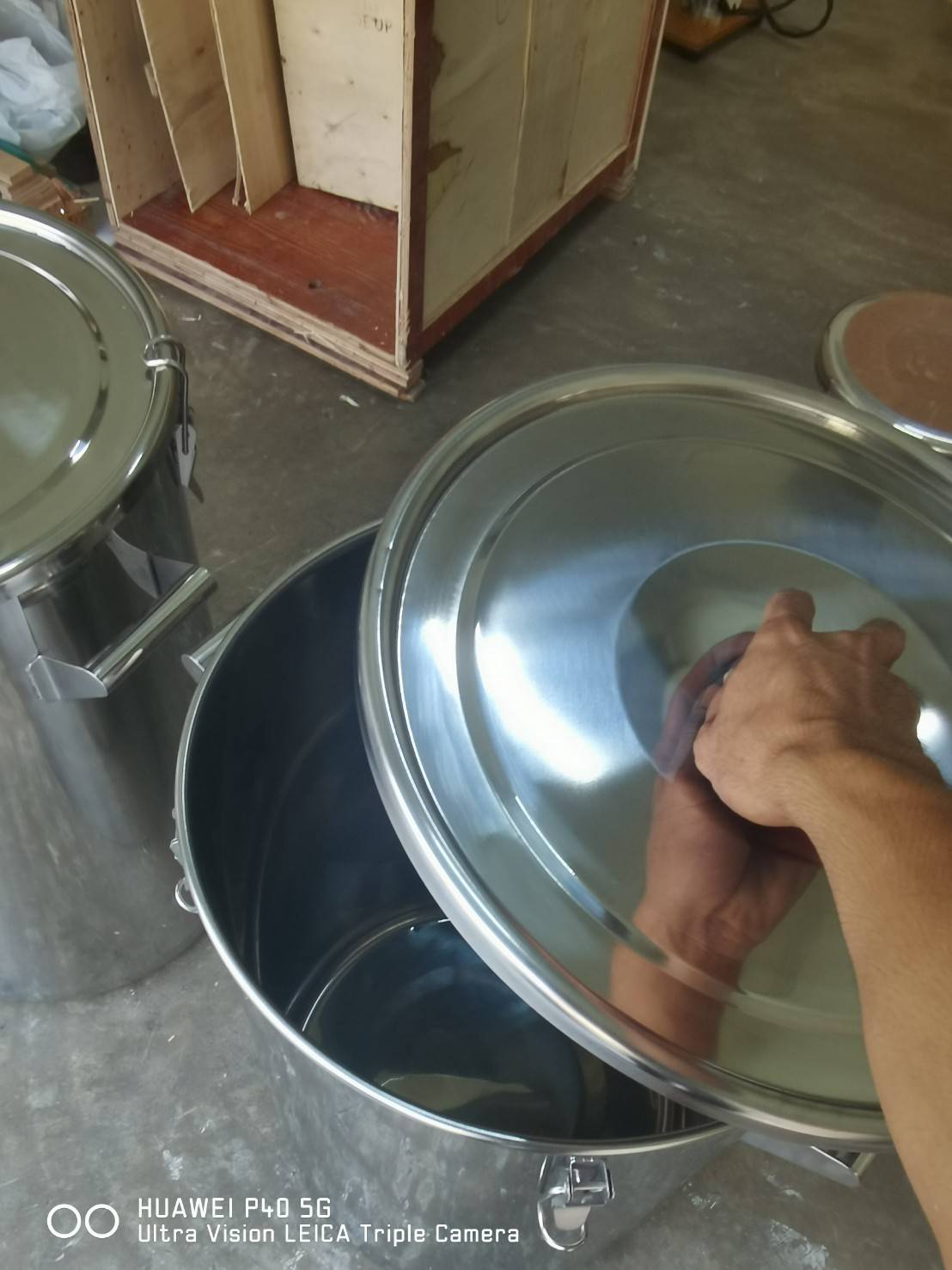 หม้อสแตนเลสเกรด 316 ฝาล็อคสนิท Stainless Steel 316 DH-002