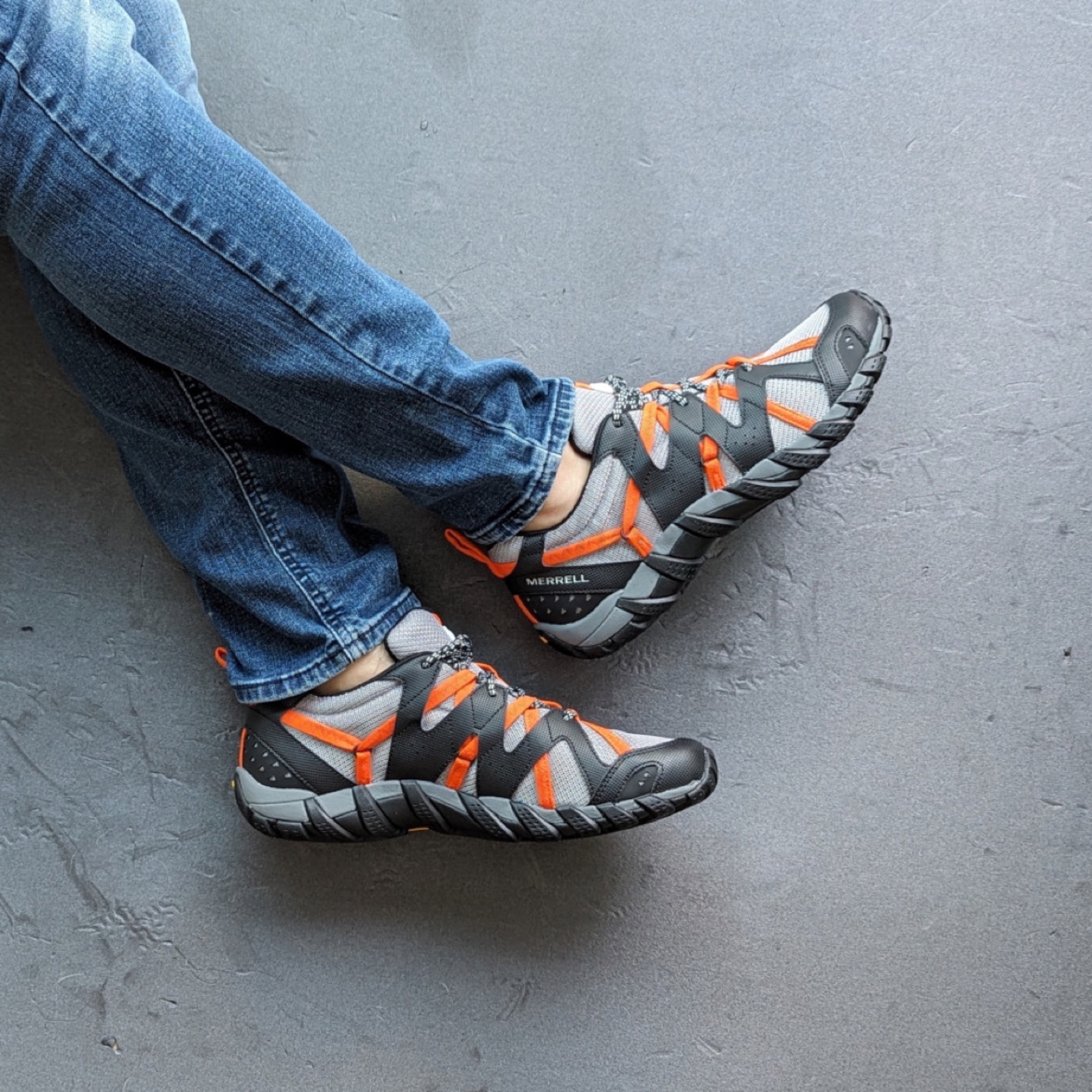 รองเท้าวิ่งเทรล Merrell WaterPRO Maipo 2 ‘Black/Papaya’ (M9/11US)