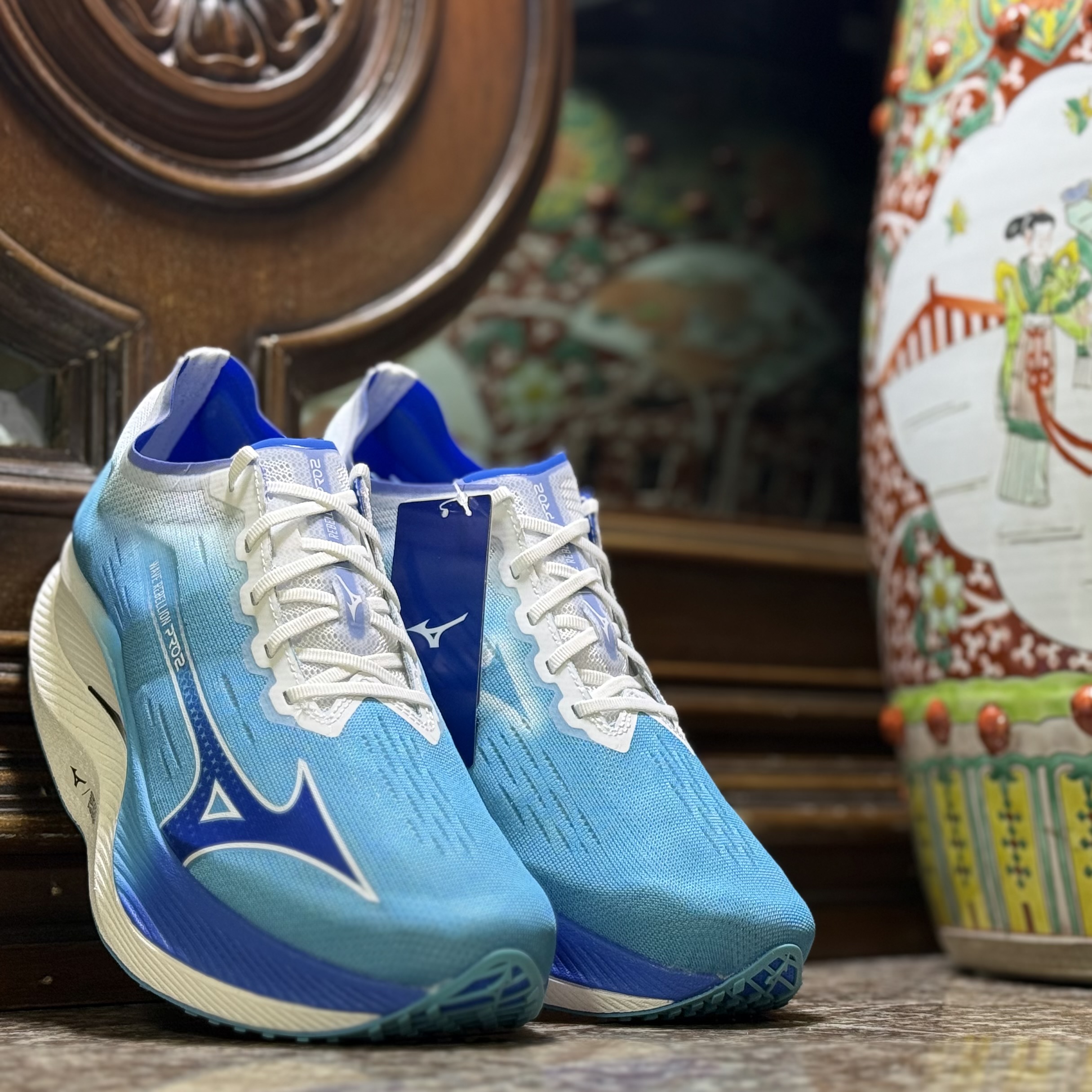 รองเท้าวิ่ง Mizuno Wave Rebellion Pro 2 ‘River Blue’ (M8/8.5/11/11.5US)
