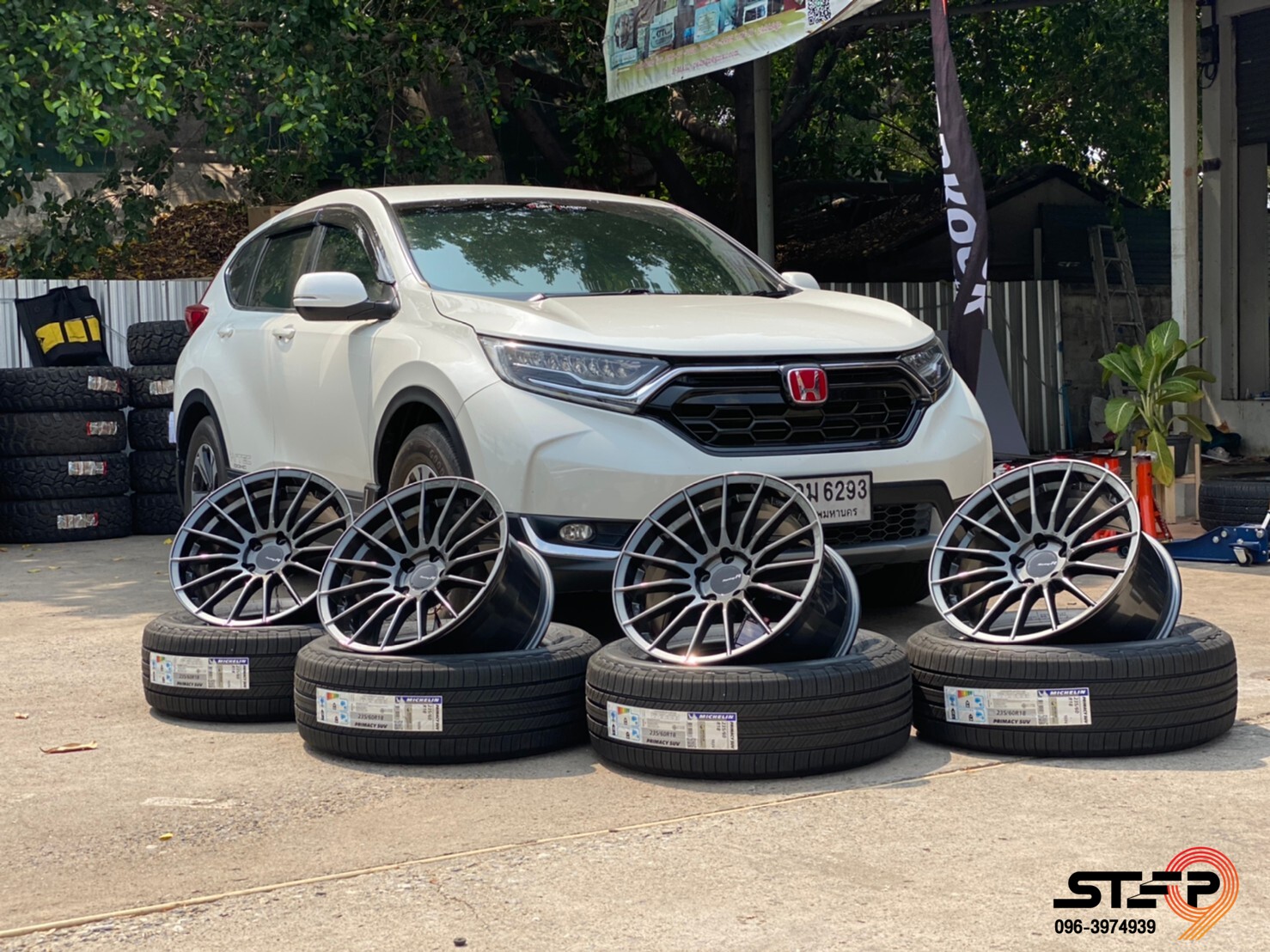 ล้อ ENKEI RS05RR ใส่ CRV ที่ STEP9